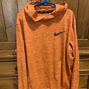 Boys Nike long sleeved hoodie tee